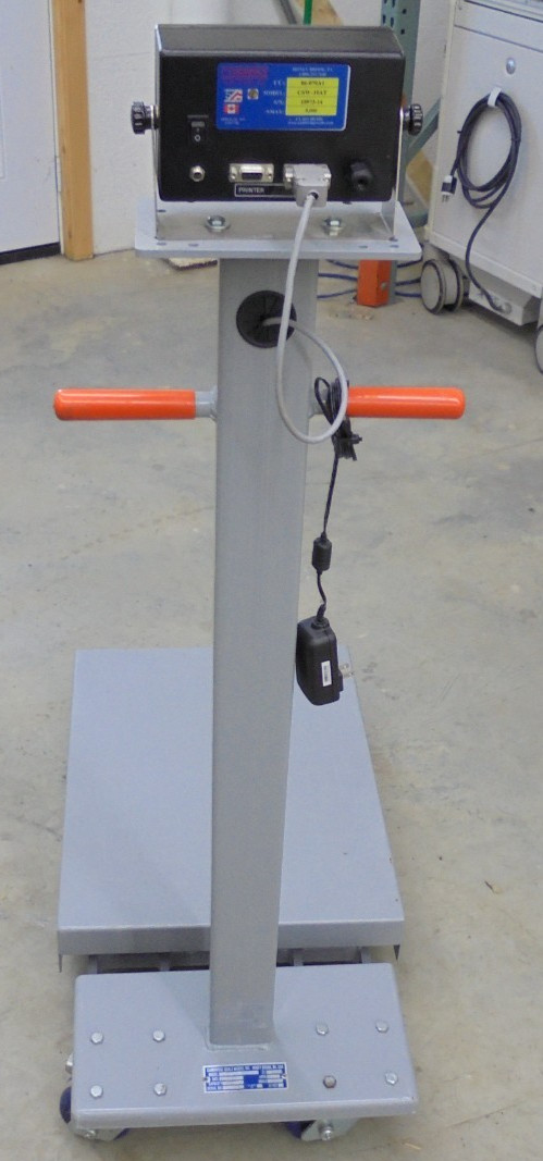 Cambridge ScaleWorks CSW-10AT Pedestal Scale 18” X 24” Platform 500LB