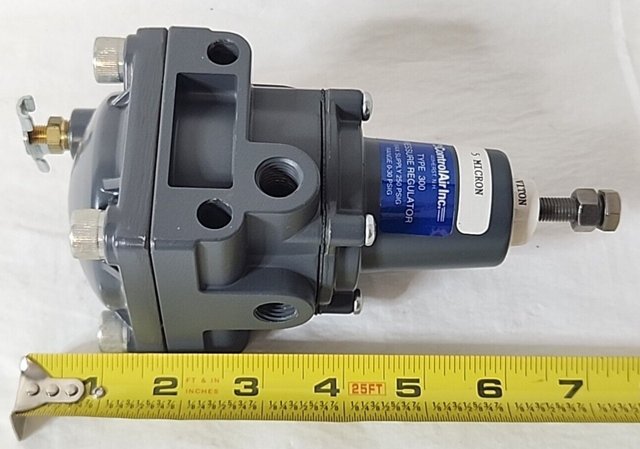 Control Air Inc Type 300 Air Filter Pressure Regulator Max PSIG 250 Range 0-30