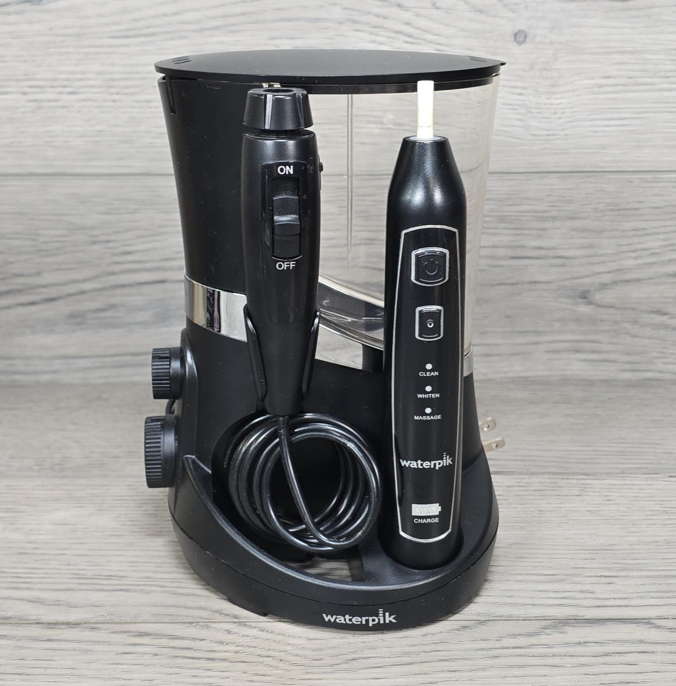 Waterpik Sonic 5.0 (WP-862W) Complete Care Water Flosser + Sonic Toothbrush