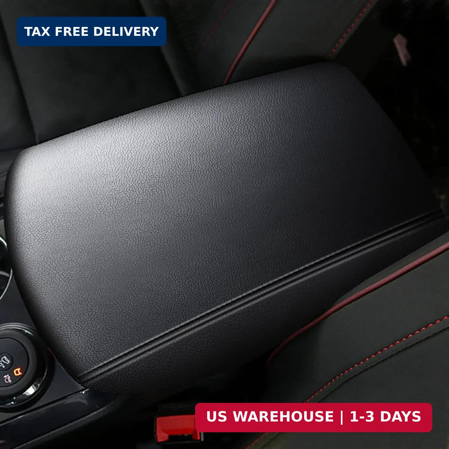 AOMSAZTO Armrest Console Console Covers for Ford Explorer 2011-2019 Black