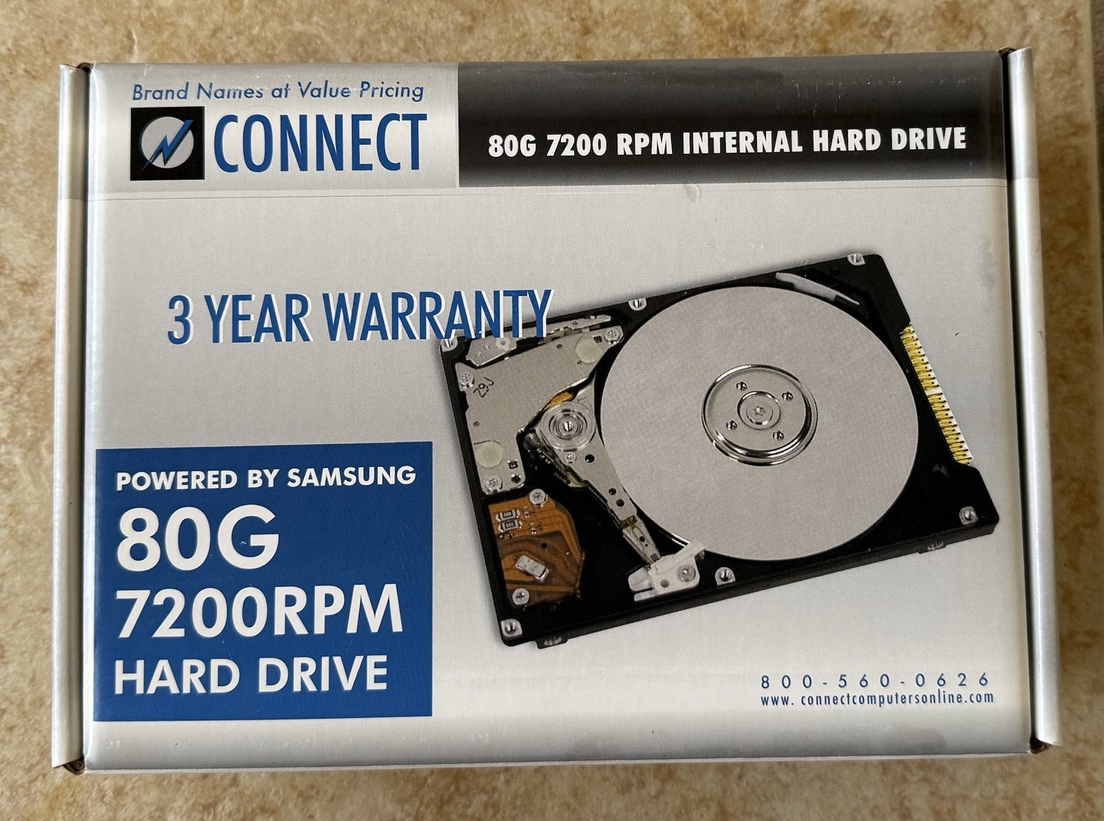 NEW SEALED! Samsung SP0842N SP0842N/DOM HDD 80GB/ 7200rpm/2M/PATA) – FREE SHIP!