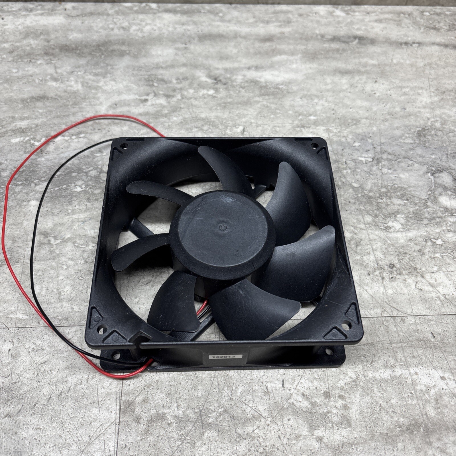 Dayton 2RTJ6 Square Axial Fan, 4-11/16”, 12VDC, 170 CFM, Lightly Used, Tested