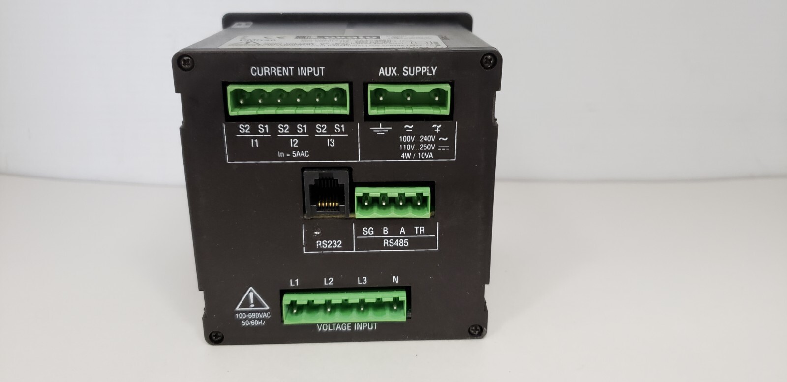 LOVATO DMK40 DIGITAL MULTIMETER, 100-240VAC 110-250VDC, 50/60Hz, 4W