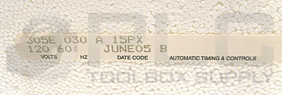 NEW ATC 305E-030-A-1-5-PX ELECTROMECHANICAL MOTOR DRIVEN ANALOG RESET