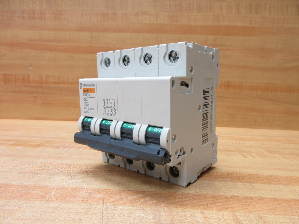 Merlin Gerin 24234 Square D 63A Circuit Breaker C60N