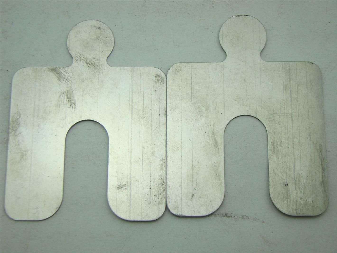 (2) Aloma .020 .508mm Stainless Steel Shims
