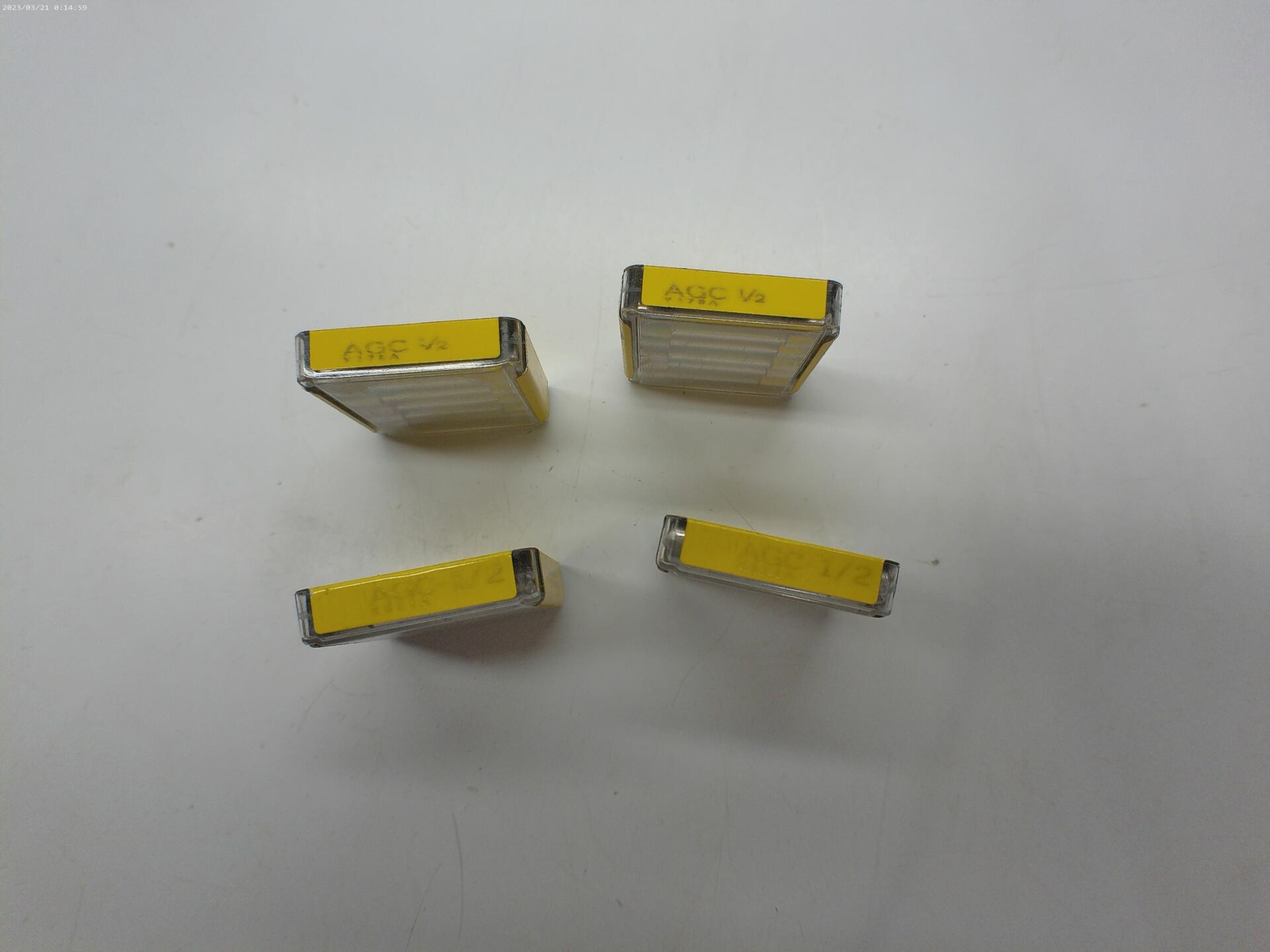 BUSSMANN AGC-1/2 FUSE LOT OF 4 PKG OF 5 NSMP