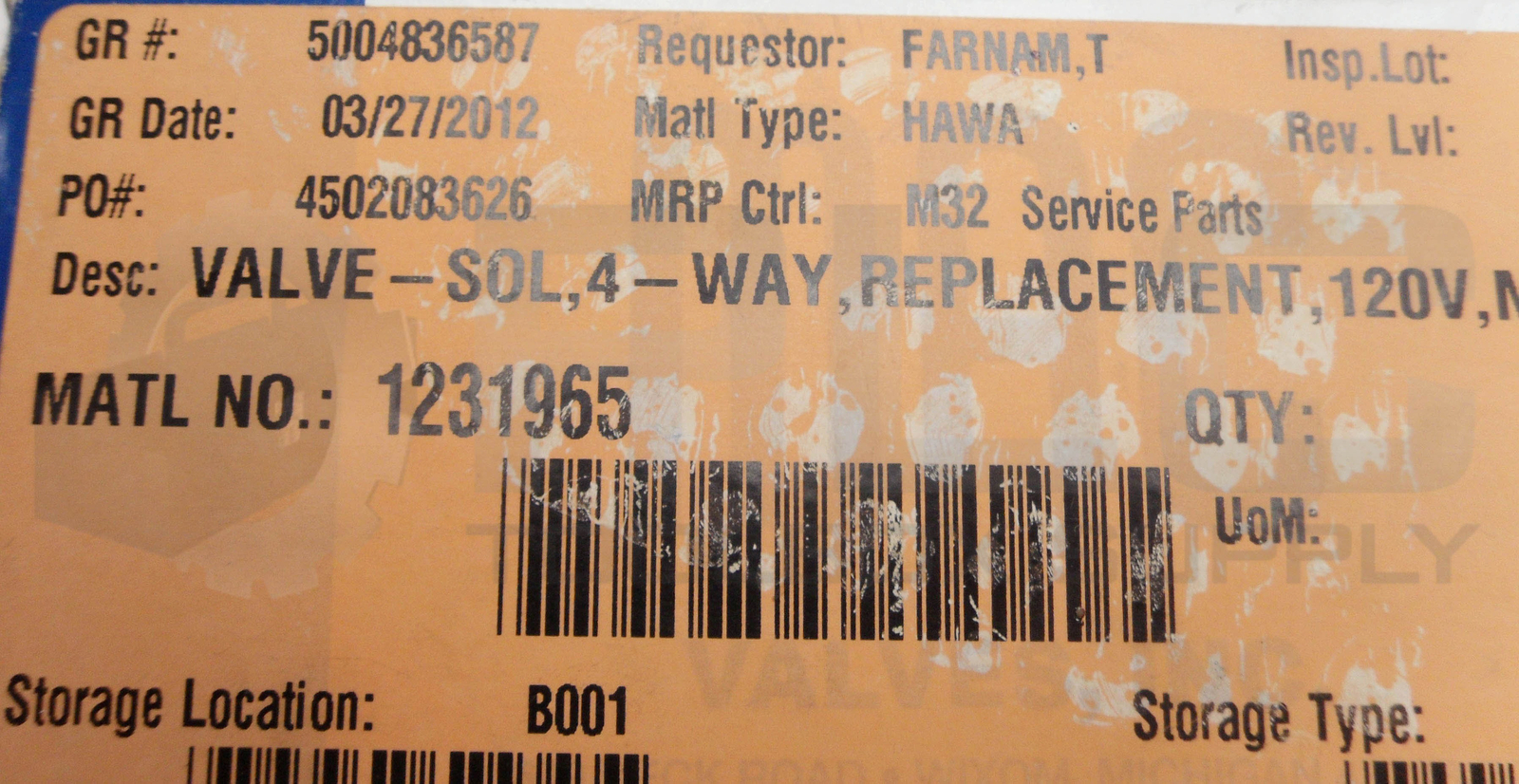 NEW MAC 48A-AMA-000-GAAP-2DD VALVE 20 TO 120PSI