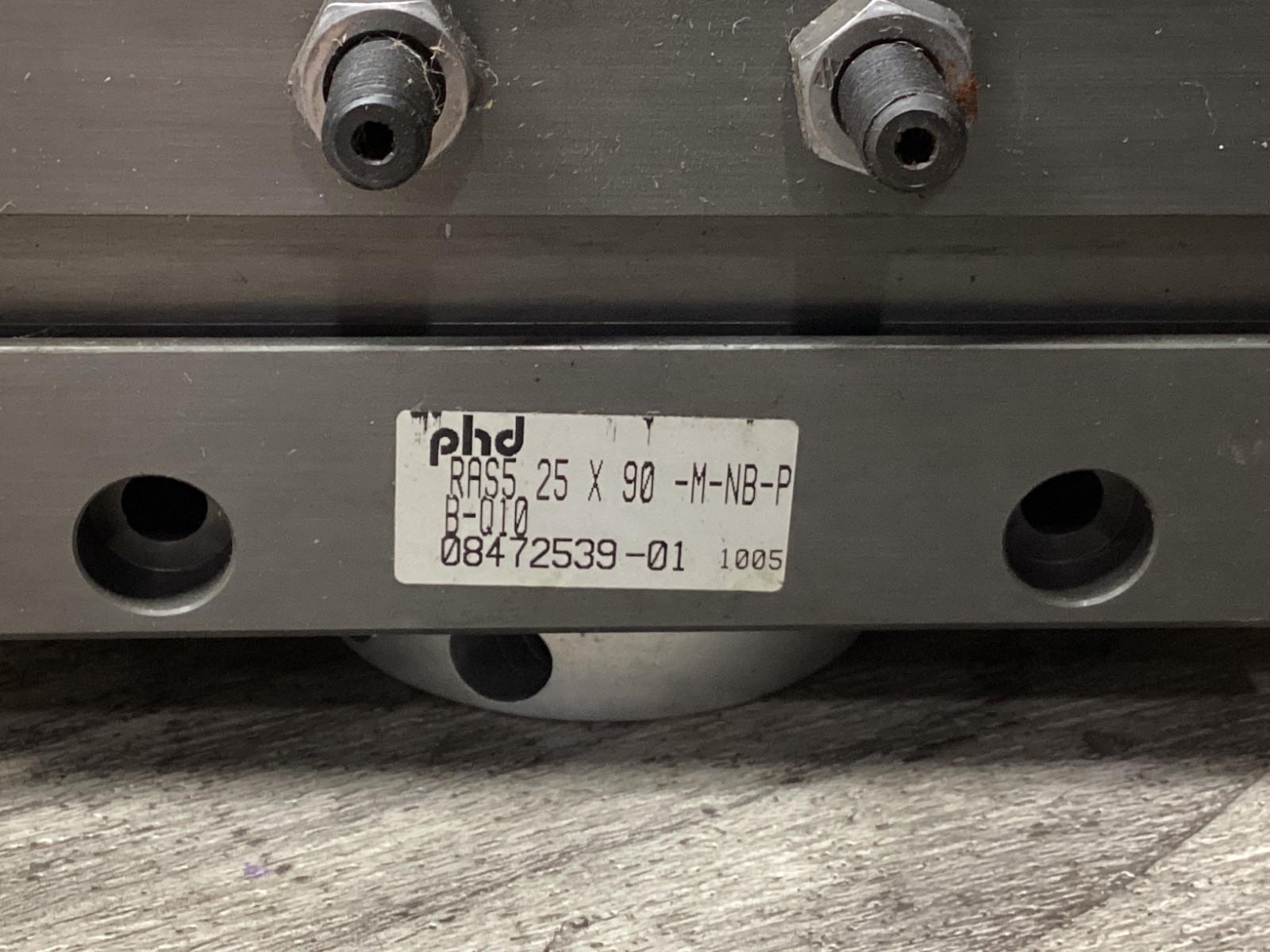 PHD RAS5 25X 90-M-NB-PB-Q10 Rotary Actuator #126C101PR4*SI