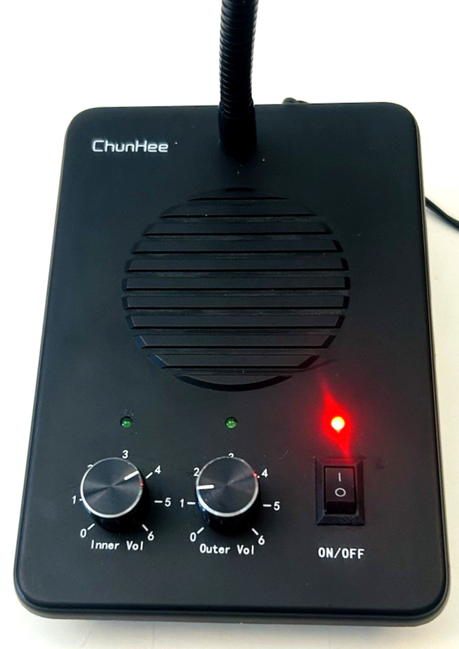 ChunHee Intercom Dual-Way Anti-Interference Microphone w/ Charger