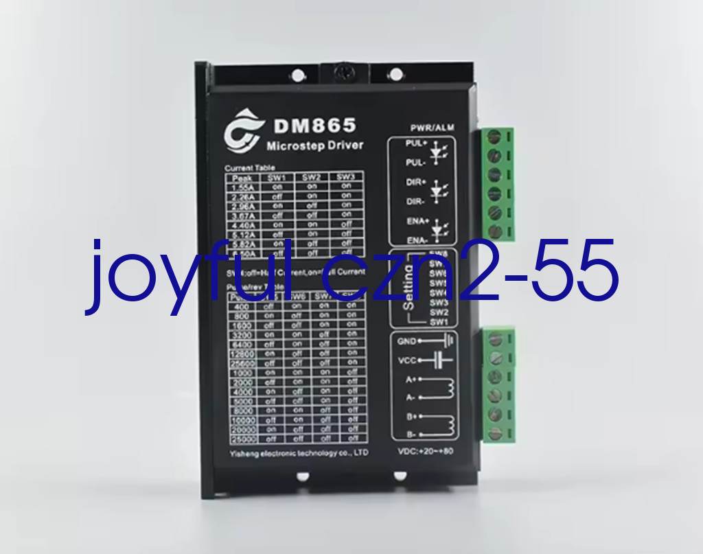 1PC FOR DM865 Stepper Motor Driver 128 Microstepping 6.5A High Current 20-80VDC