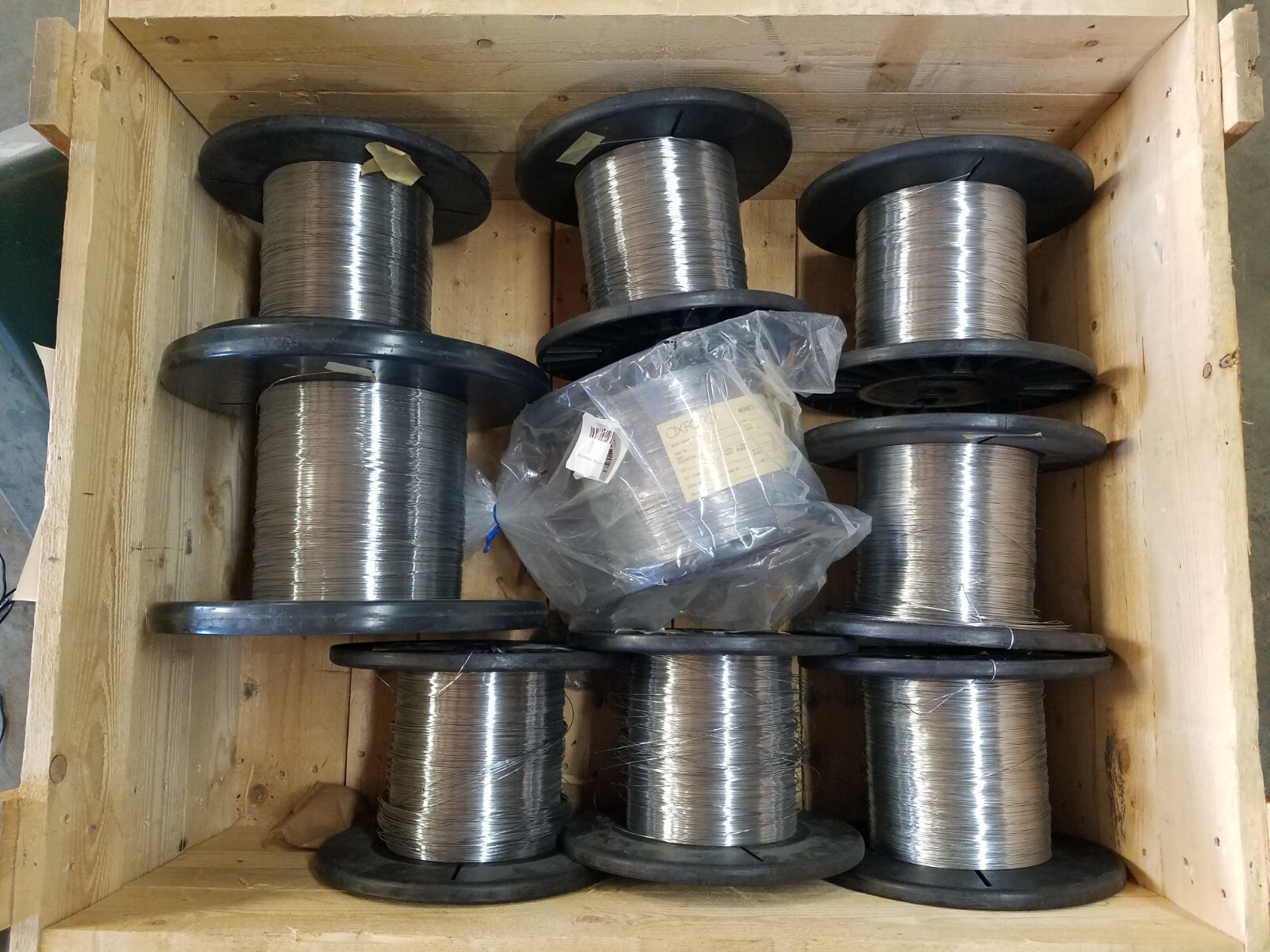 1x Crate of Oxford Superconducting Technology Superconducting Wire PN: NSC.0323