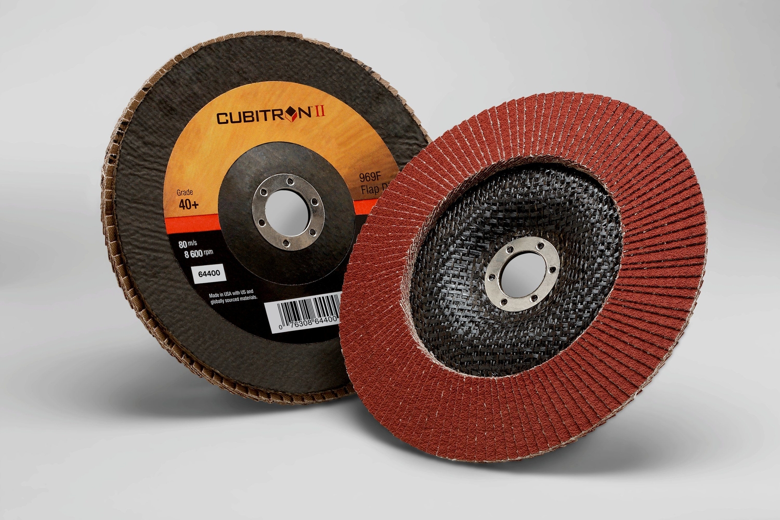 3M Cubitron II Flap Disc 969F, T29, 7 in x 7/8 in, 40+ YF-weight, 5 (Case of 5)