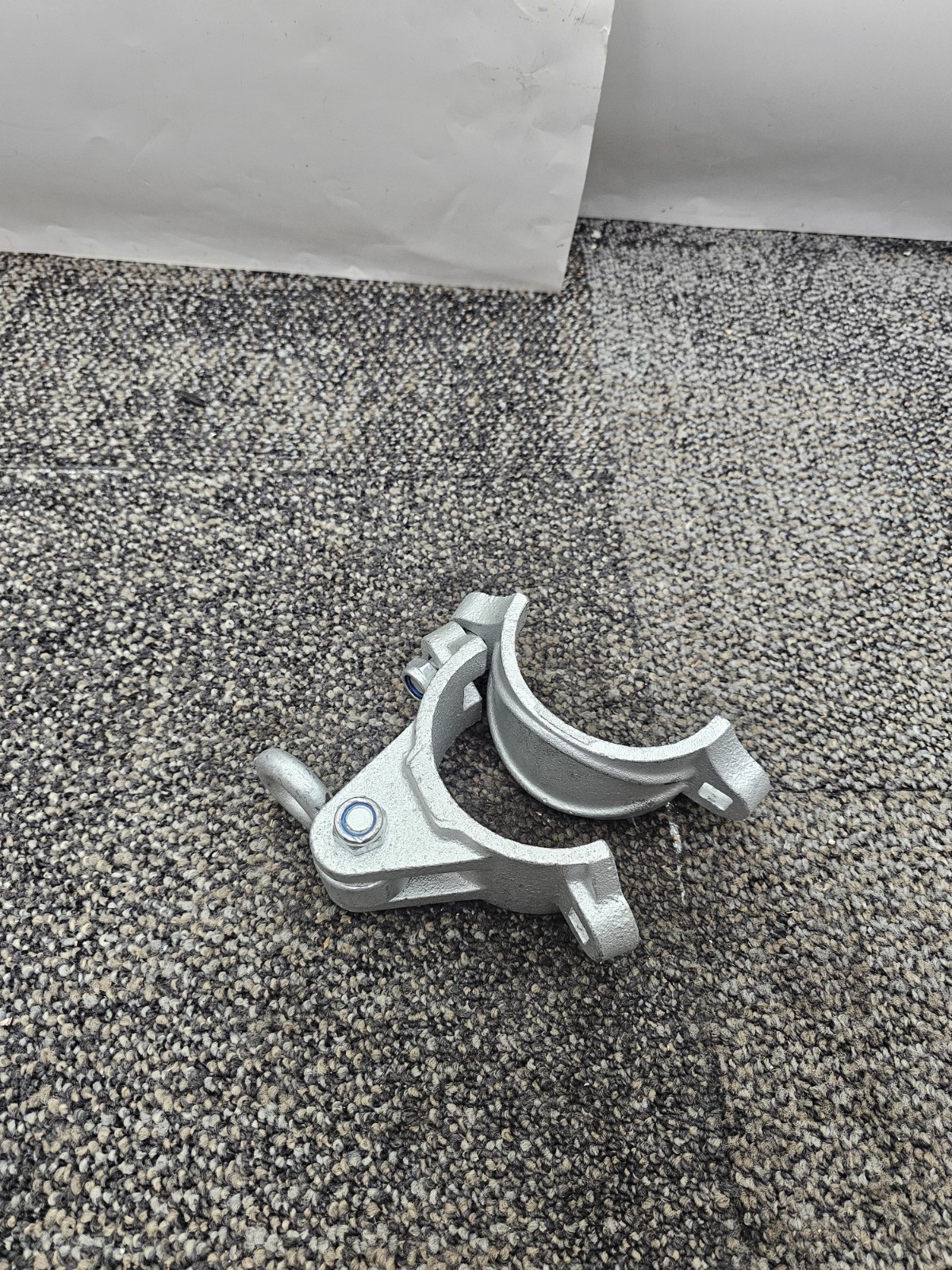 (QTY 2) STUFF INC. Ductile Iron Swing Hanger Galvanized, Holds up to 5000 lbs