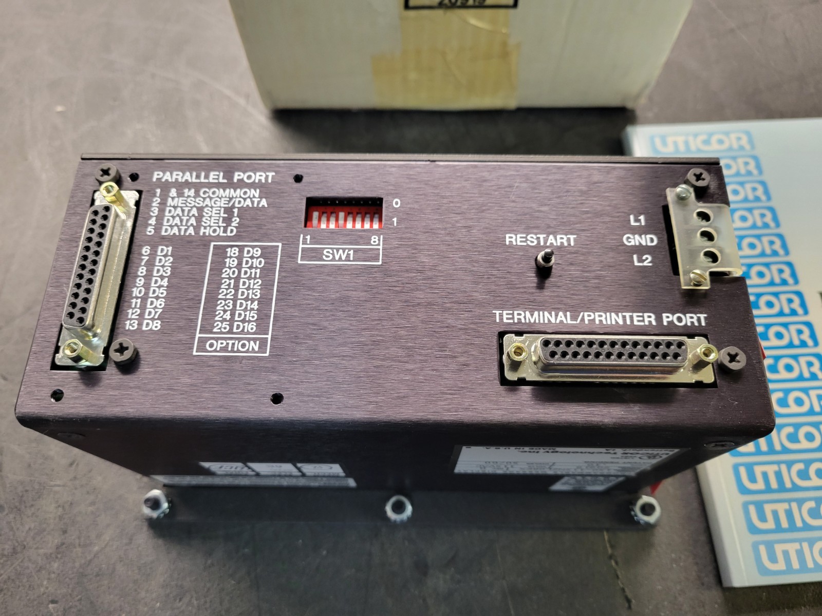 Uticor PMD150/155 Display.