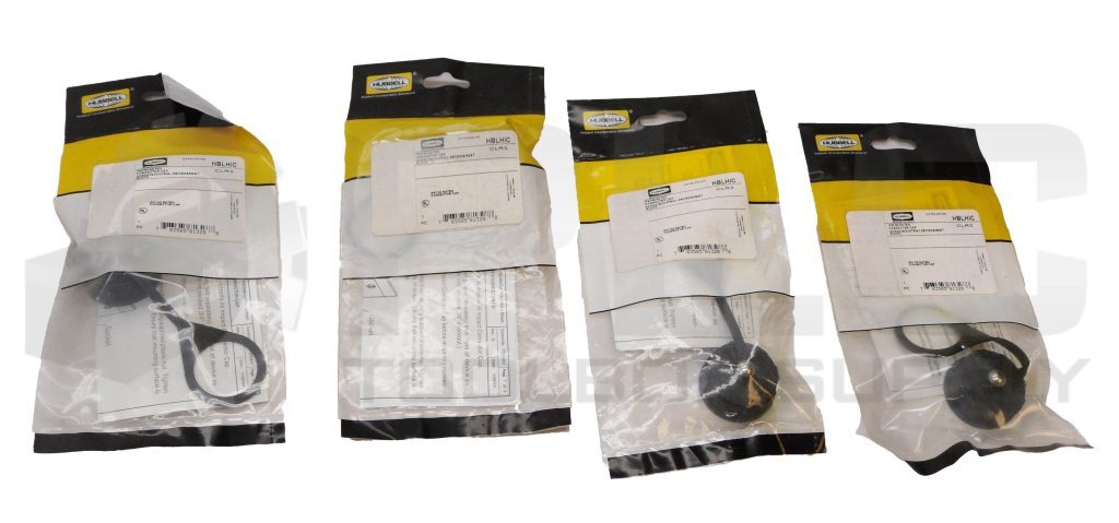 LOT OF 4 SEALED NEW HUBBELL HBLHIC INDUSTRIAL CONNECTOR CAP