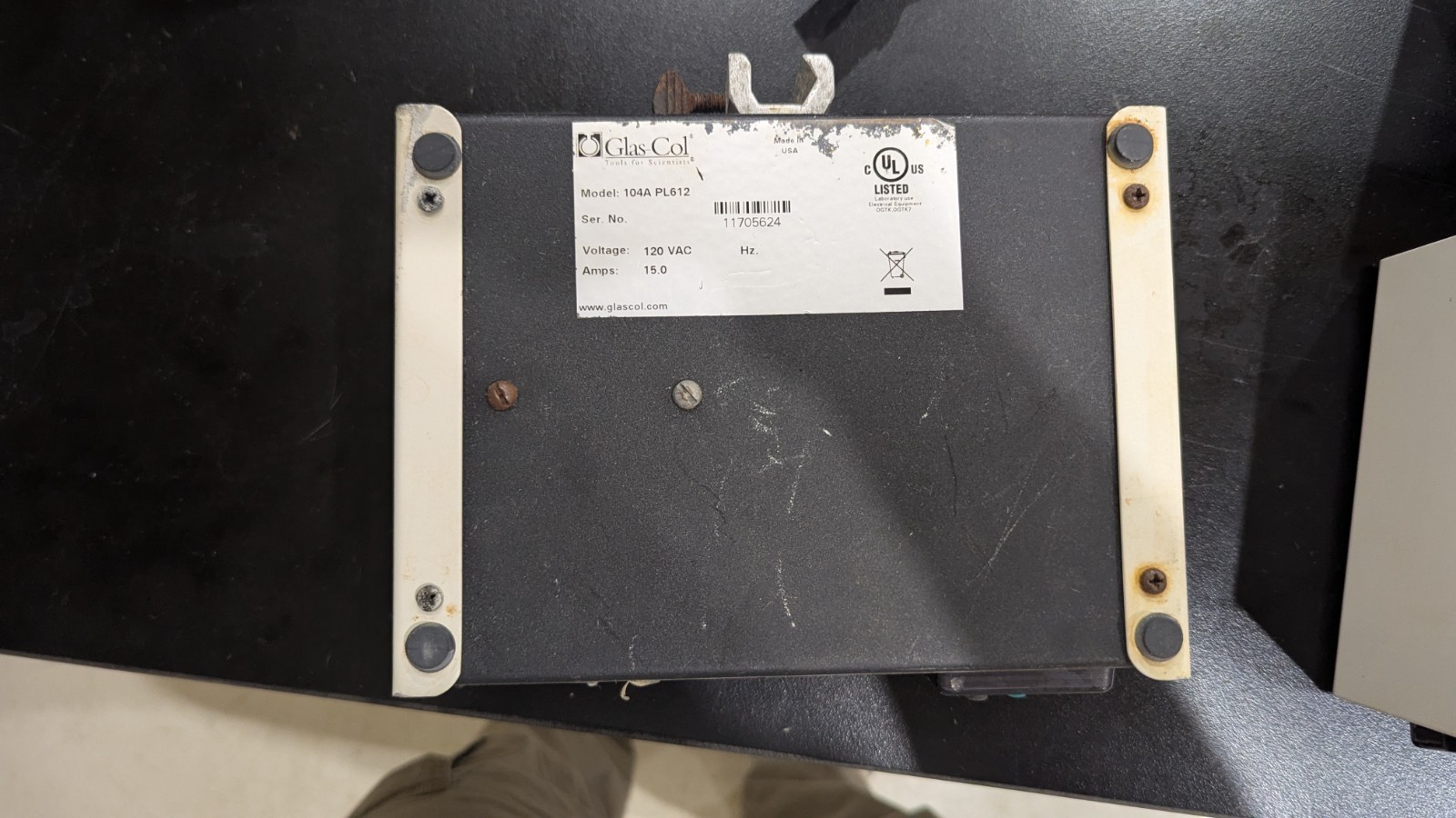 Glas-Col Digital Heating Mantle Controller DigiTrol II 104A PL612 USED
