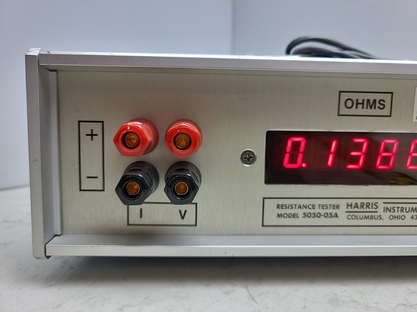 Harris Instrument 5050-05A Digital Resistance Tester 2 20 200 2k 20k Ohms