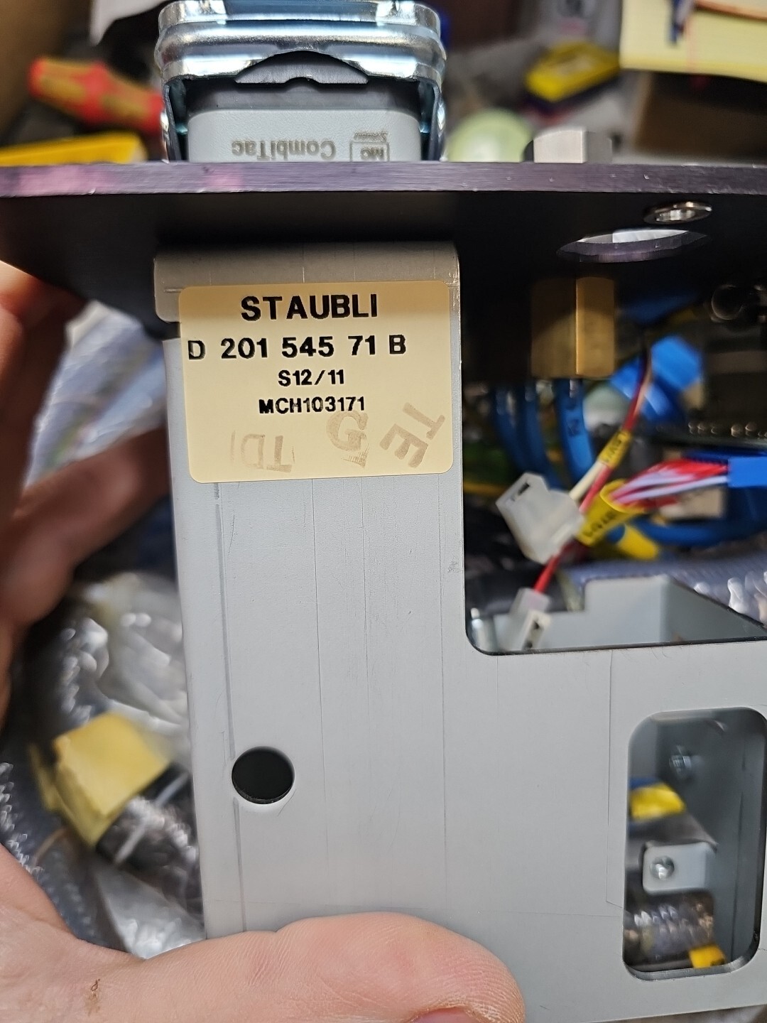 Staubli Robotic Wire Harness Part Number D 201 545 71 B USED AND WELL CARD FOR