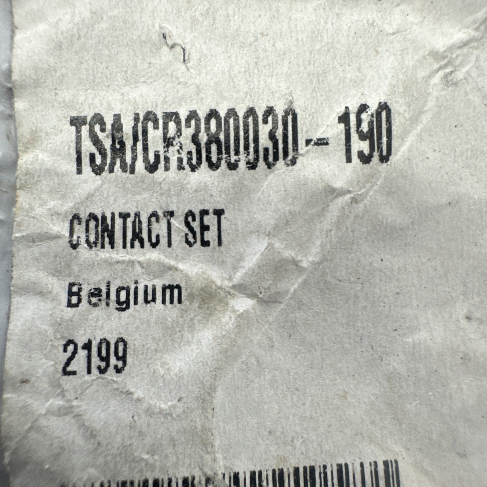 Total Source TSA/Cr380030-190 Contact Set New Other