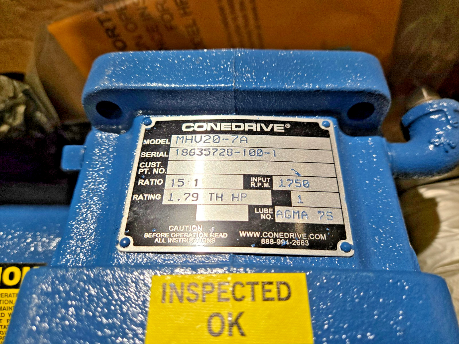 CONEDRIVE MHV20-7A NEW