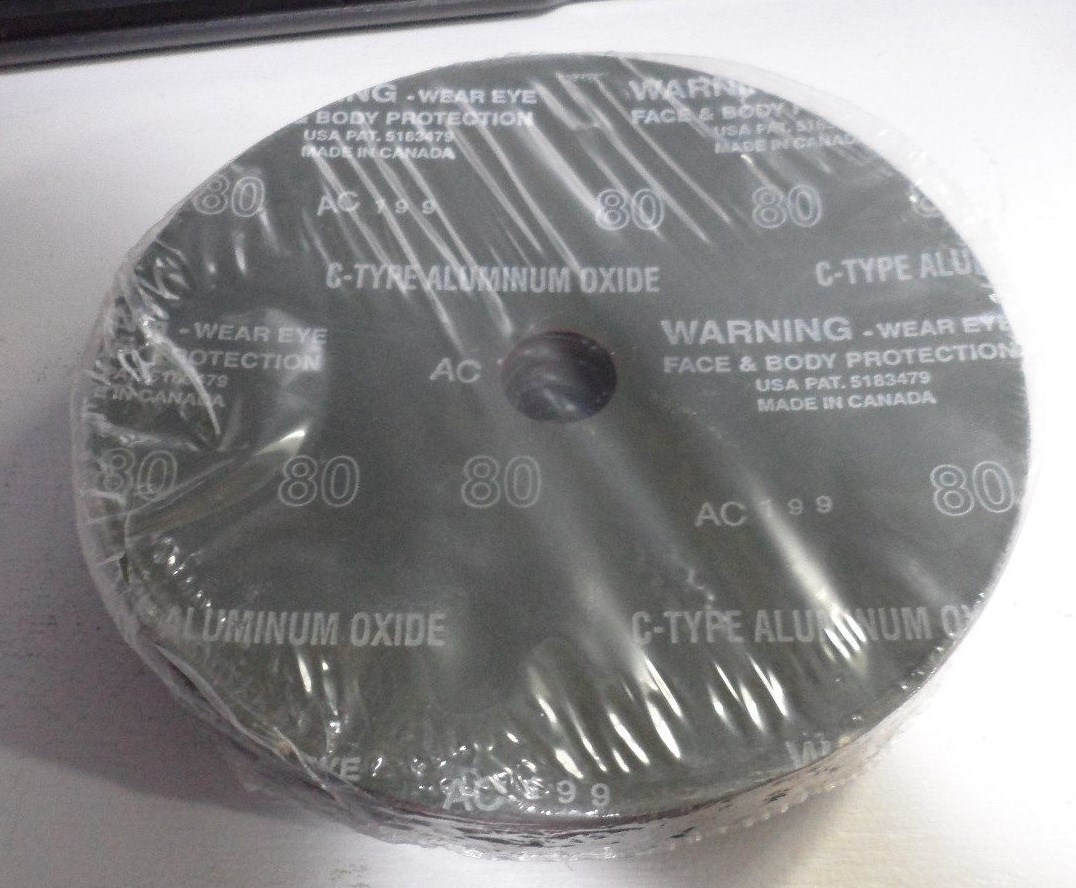 7″ ABRASIVE DISC 80-GRIT 5345-00-196-1698 (Lot of 25)