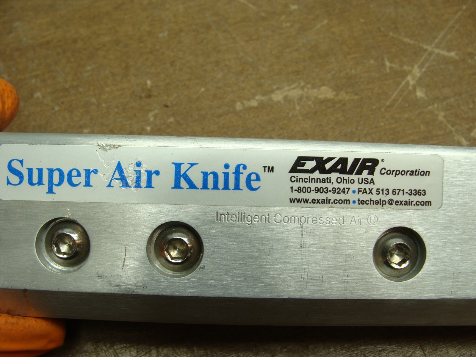 EXAIR 9 INCH ALUMINUM SUPER AIR KNIFE 110009