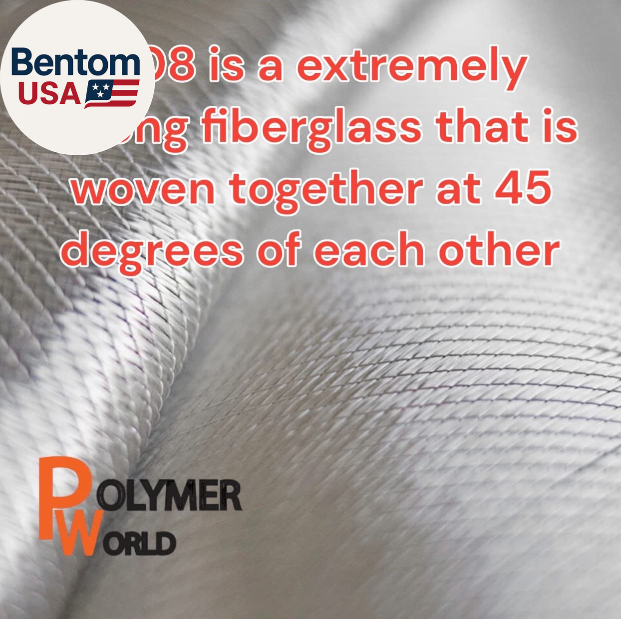 1708X50X10 Yards Biaxial Cloth 45/45 – Lightweight & Marine-Grade Fiberglass Clo