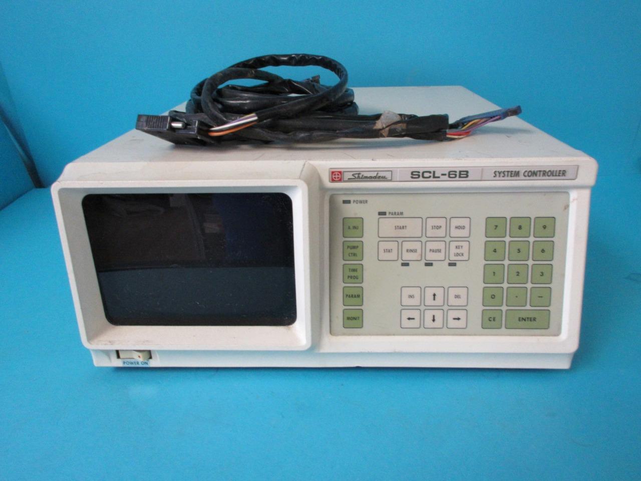 SHIMADZU SCL-6B SYSTEM CONTROL WITH CORD & PC-11L PC-14N PC15N RS232C MODULES
