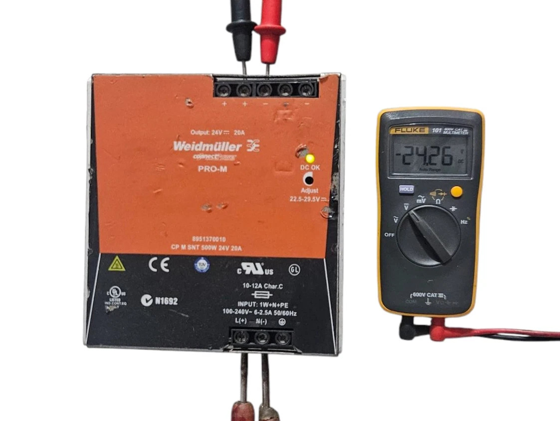 WEIDMULLER CONNECT POWER PRO-M 8951370010 CP M SNT 500W 24V 20A POWER SUPPLY