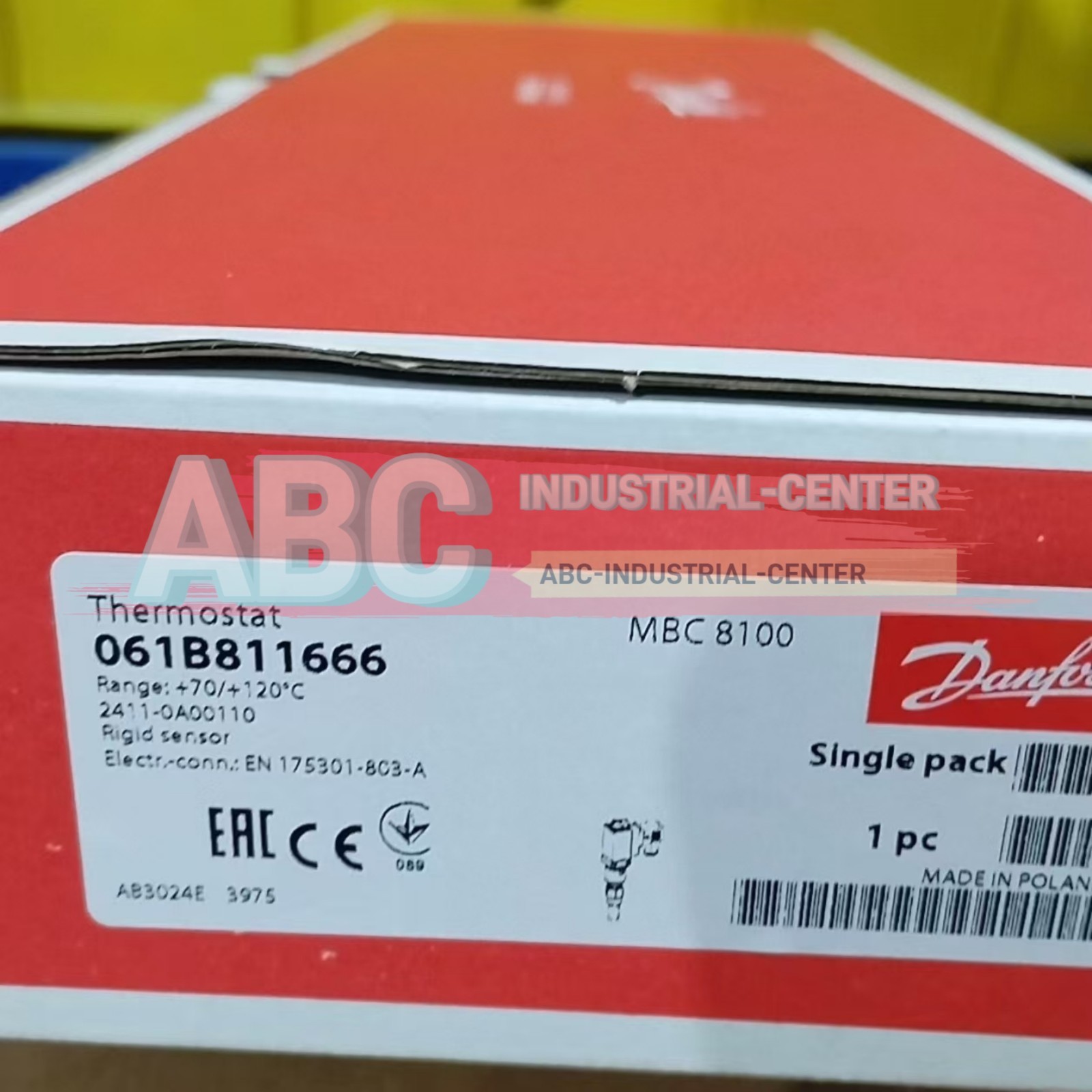 Danfoss 061B811666 MBC8100 thermostat#1pcs new in box