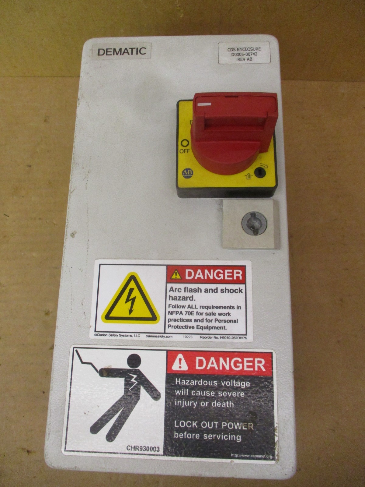 Dematic CDS Enclosure D0005-00742 Rittal EB1548 AB 100-C09E*10 CA3SK20 52607ISU