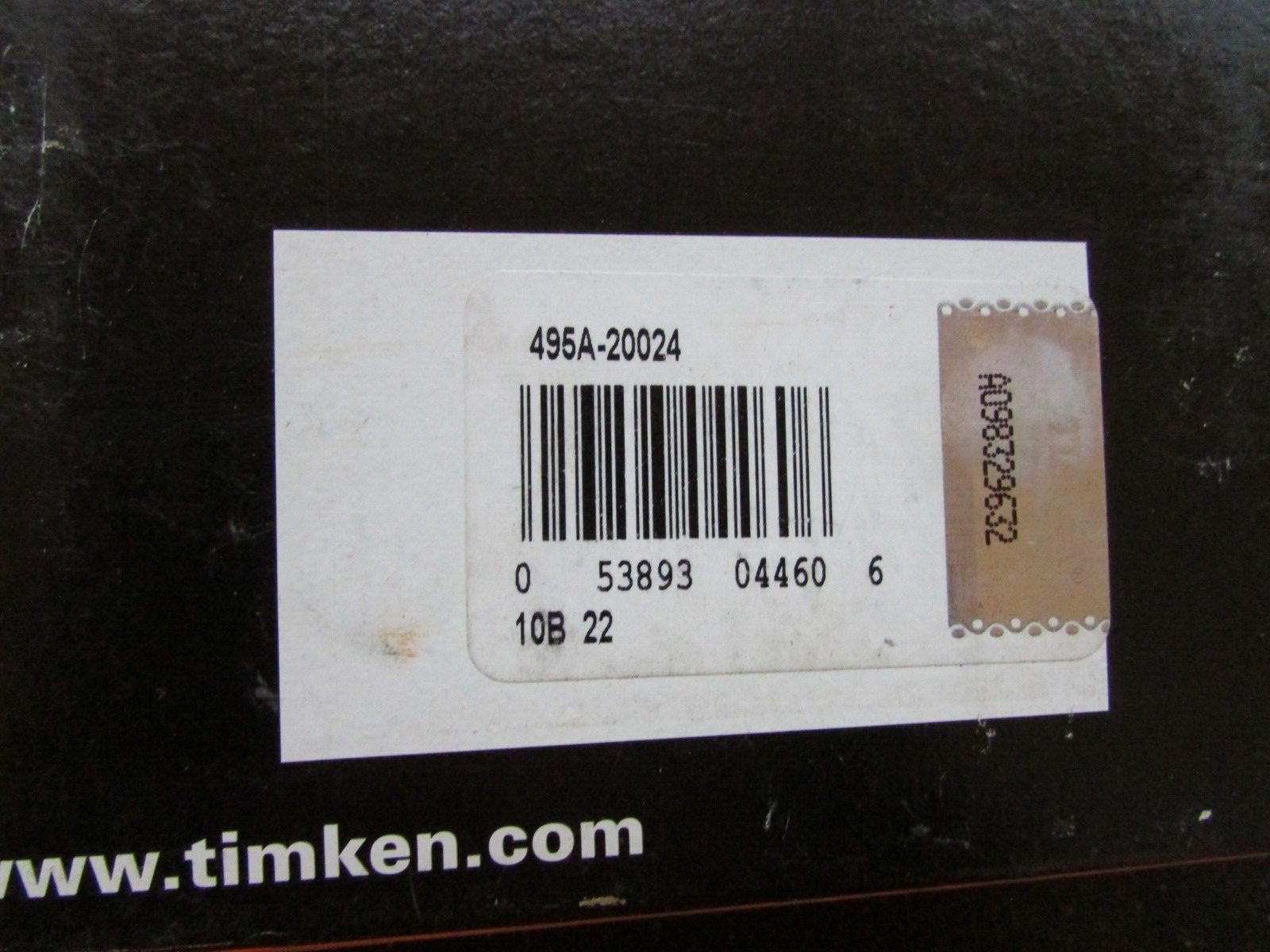 Timken 495A Tapered Roller Bearing