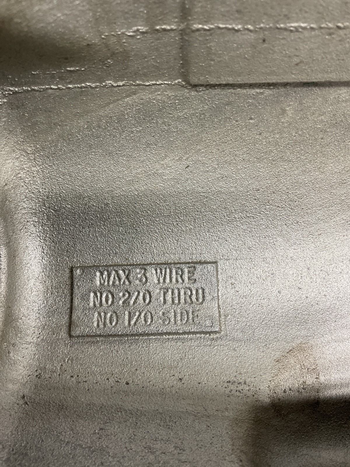 CROUSE-HINDS T87 3″ CONDUIT OUTLET BODY #4014D149PR5SI