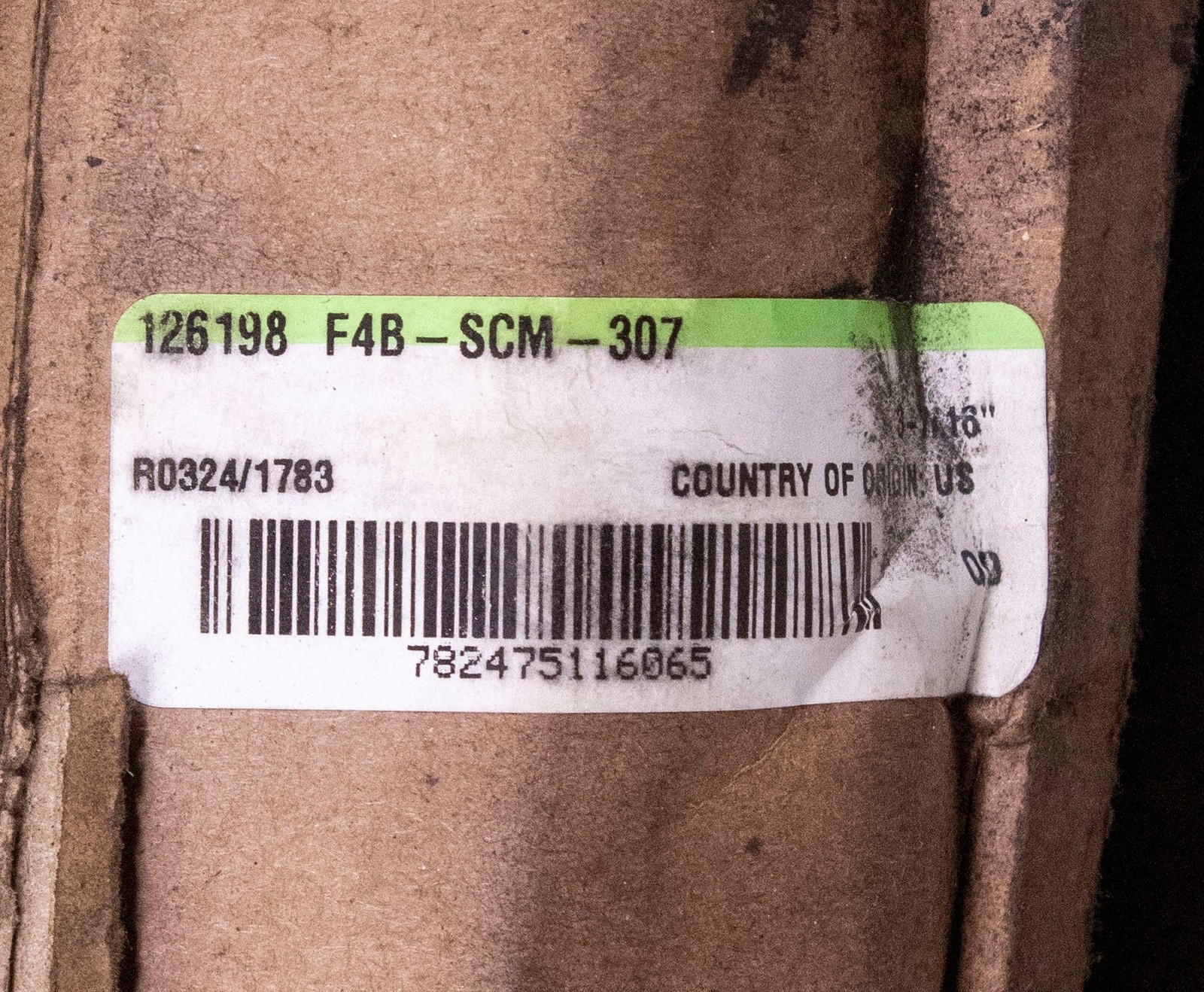Dodge 126198 F4B-SCM-307 Medium Duty 4-Bolt Flange Bearing 3-7/16