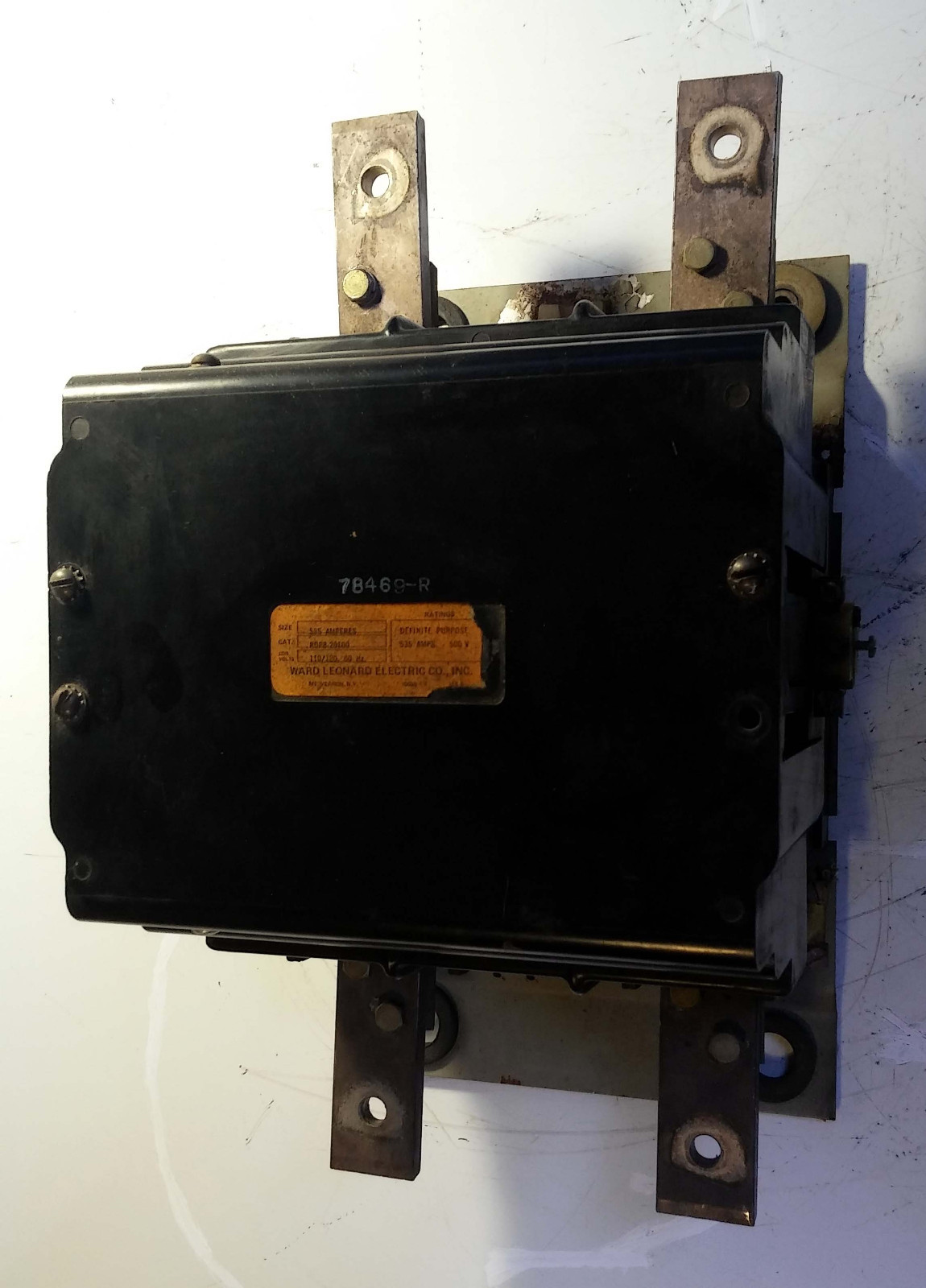 1 USED WARD LEONARD ELECTRIC RDP8-20100 DP CONTACTOR 535 AMP ***MAKE OFFER***