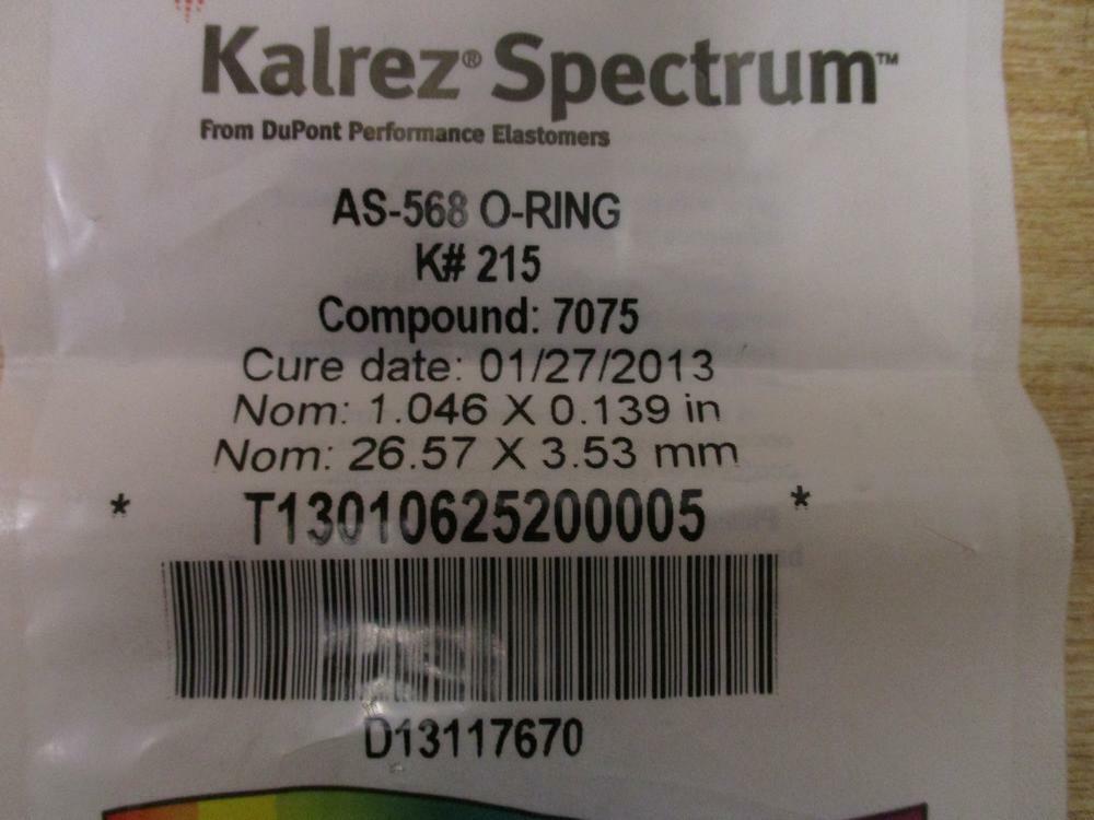 Kalrez Spectrum AS-568 O-Ring AS-568-215