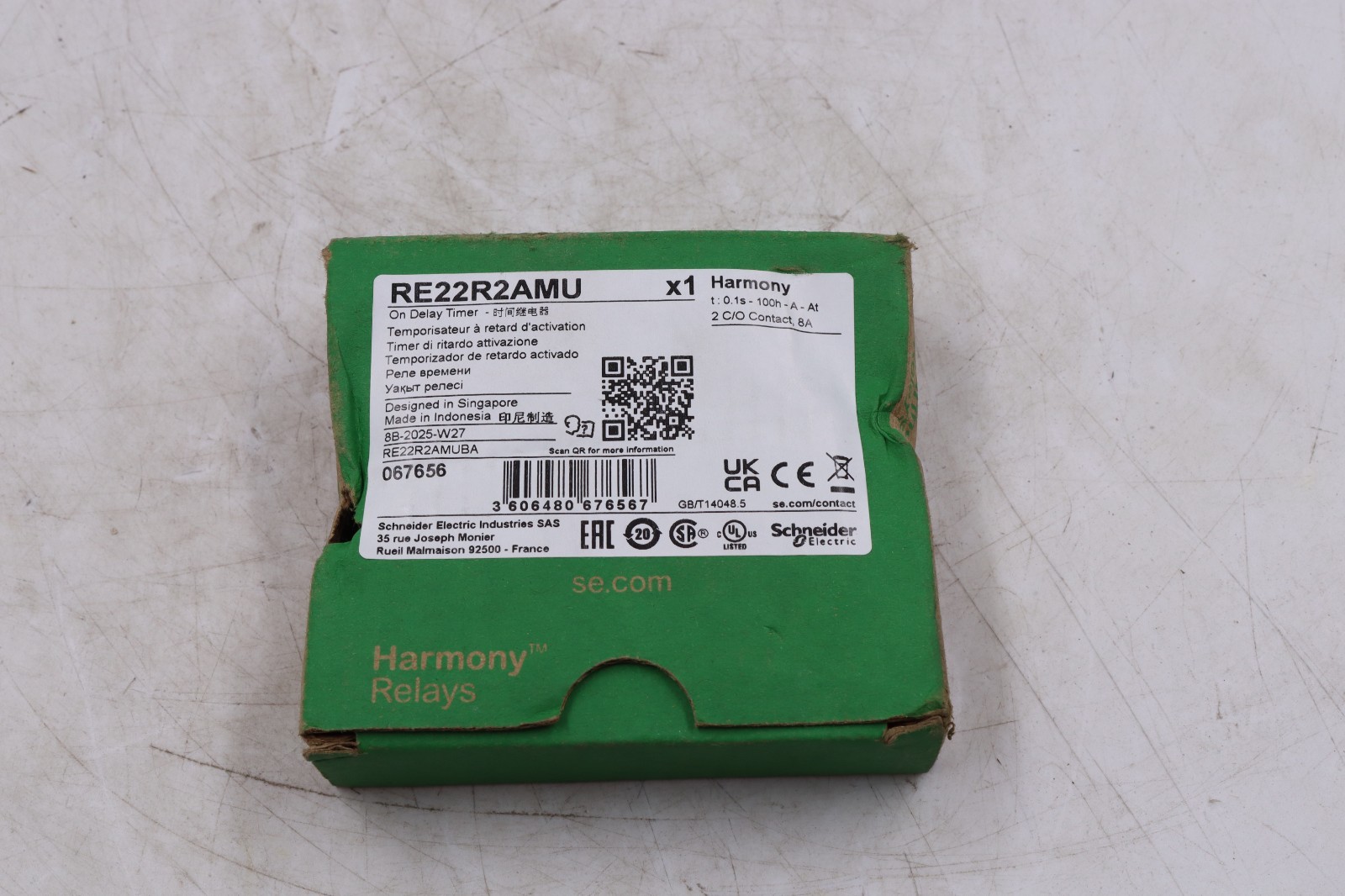 Schneider Electric RE22R2AMU MADE IN INDONESIA