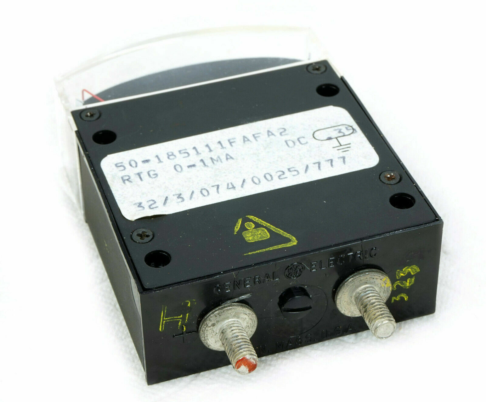 GE turbine Edgewise Panel Meter type 185 Low Good High for Helicopter Cockpit