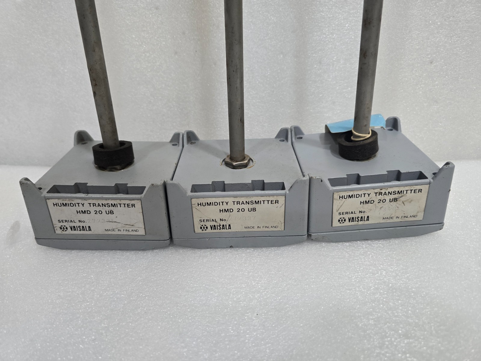 Lot of 3 Vaisala HMD20UB Humidity Transmitters Used Tested