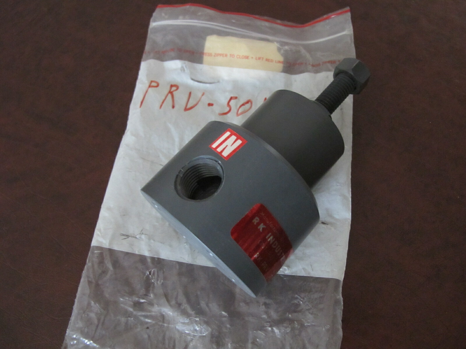 1/2″ NPT RK Industries PRV-501E Pressure Relief Valve PVC NEW