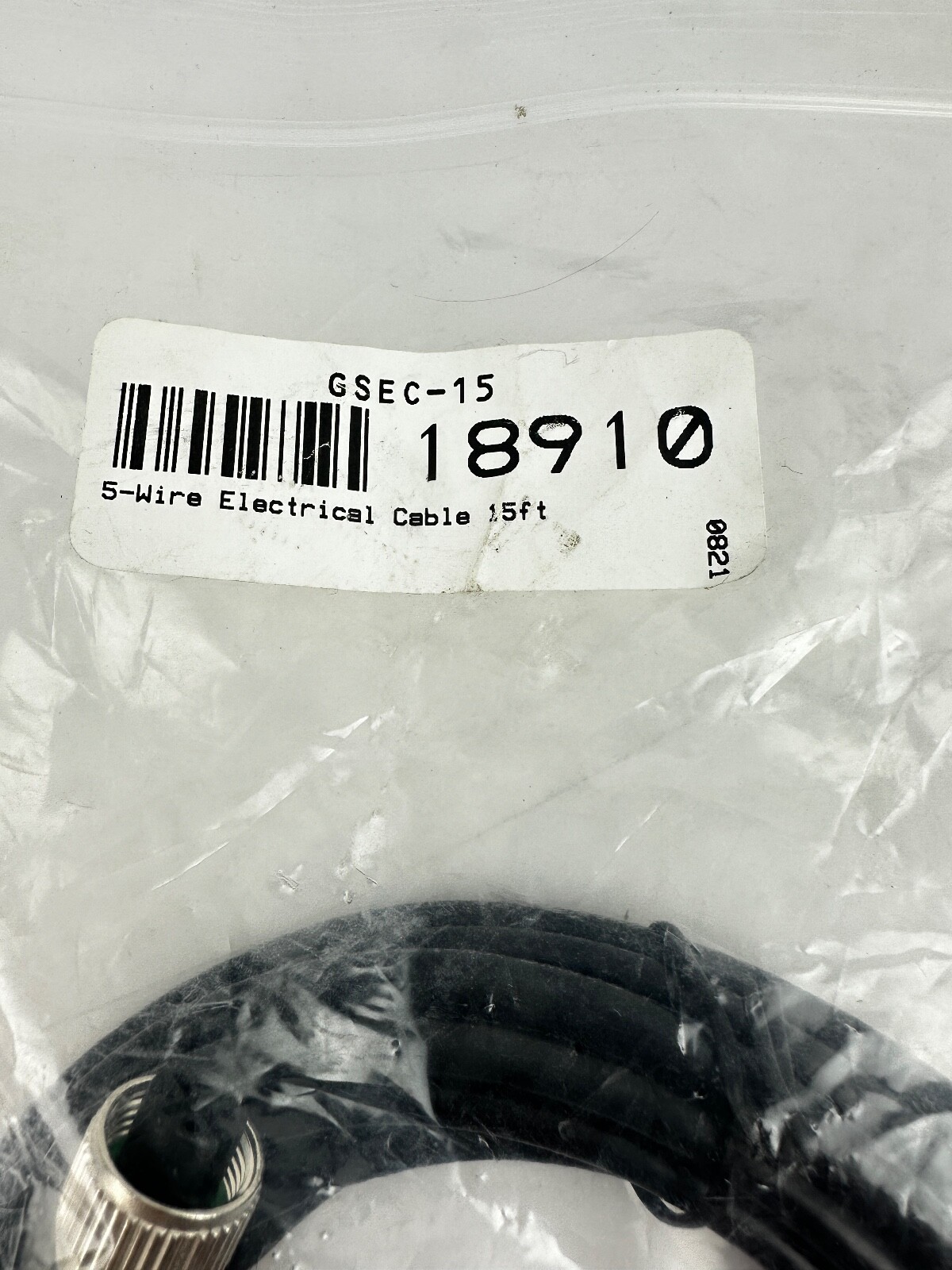 TRI-TRONICS 15FT M12 SHIELDED CABLE GSEC-15 *FREE SHIPPING*