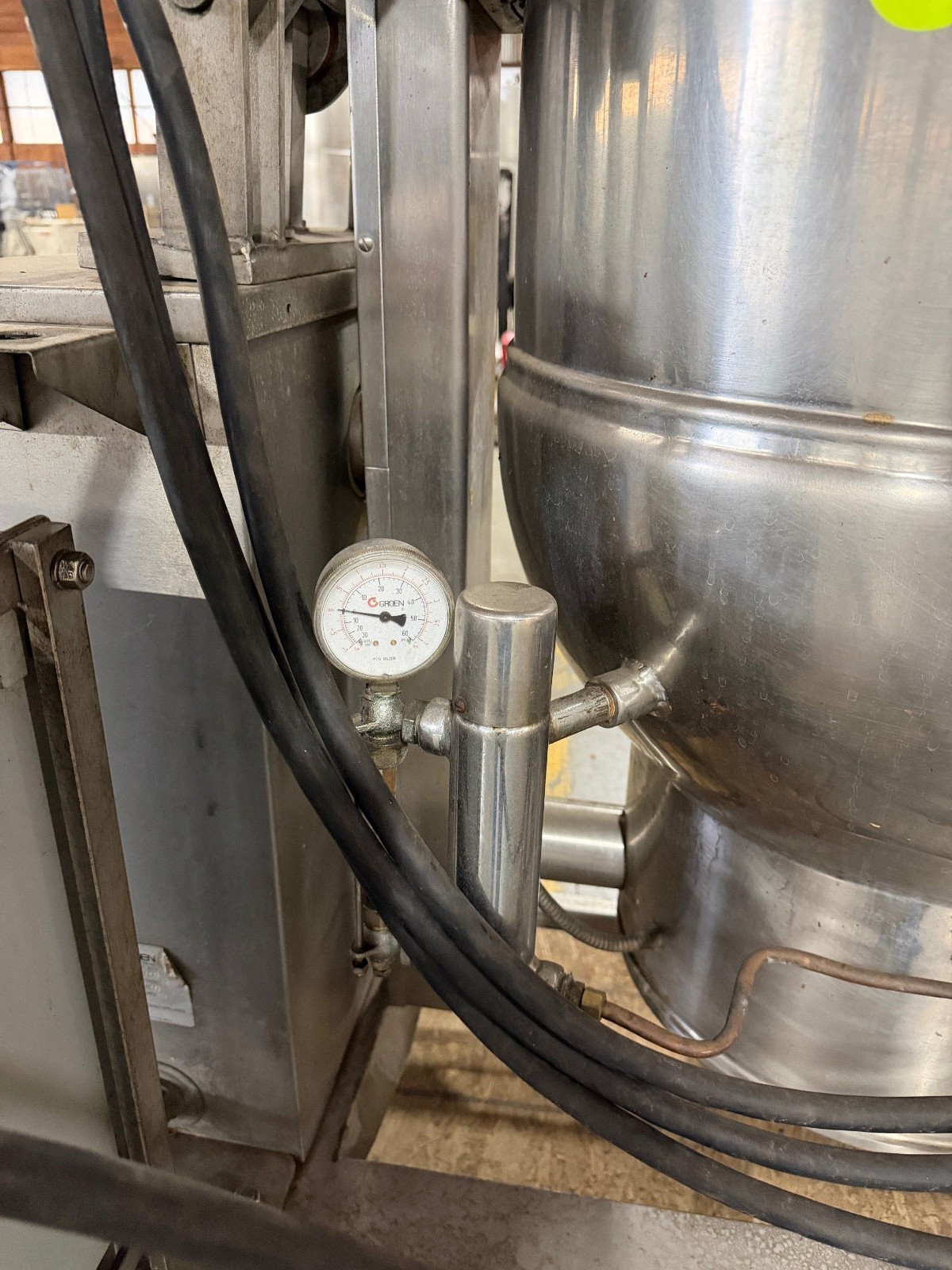 40 Gallon Jacketed Groen Kettle Mixer 50 PSI Capacity