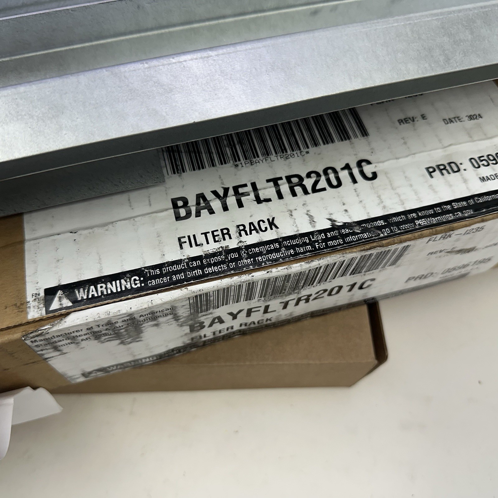 Trane BAYFLTR201C Filter Rack Kit 1-2” (3.5-5ft) 042-060A FLRK-1235 NEW