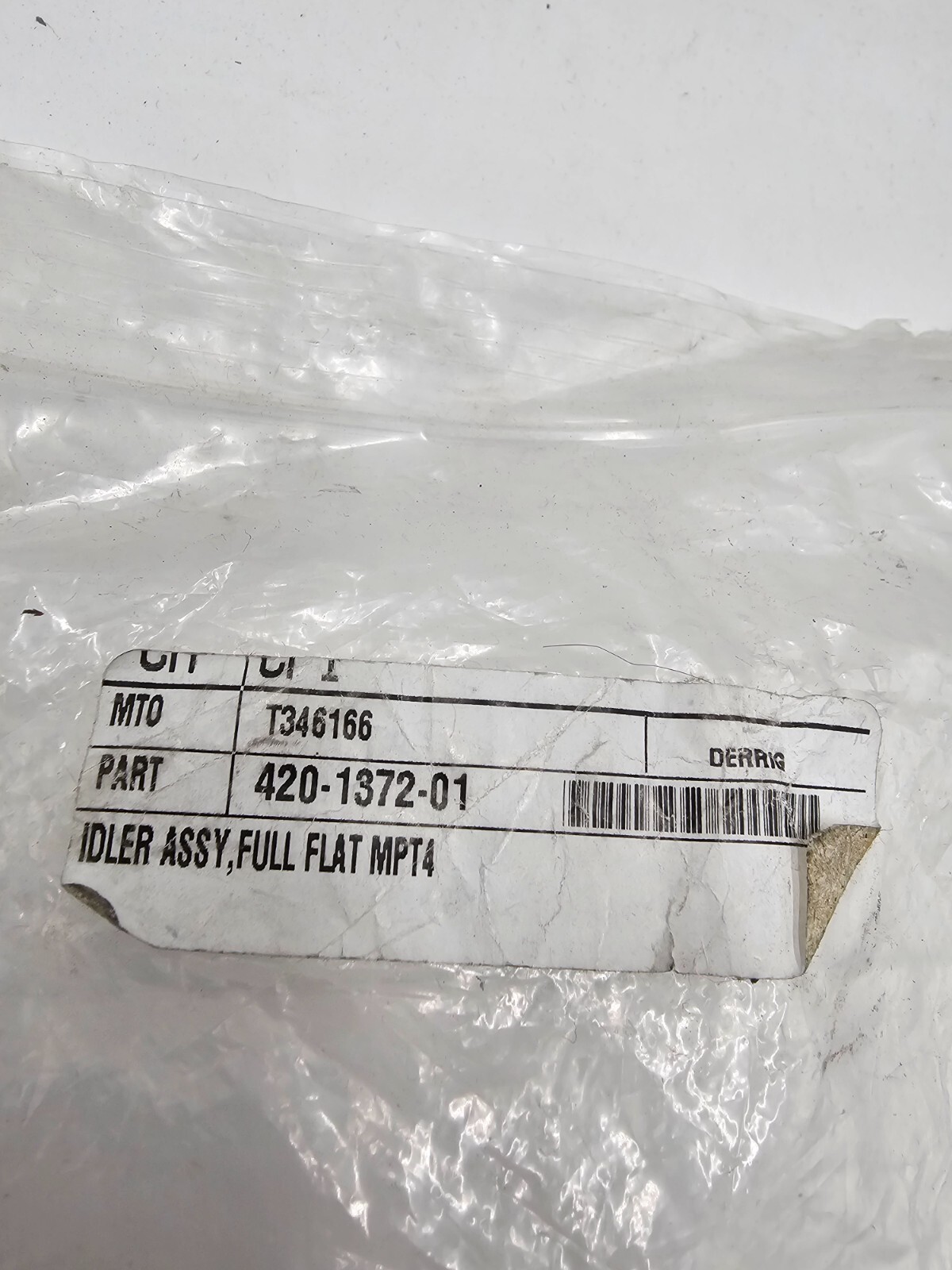 (QTY 2) Cummins-Allison 420-1372-01 Idler Assembly Full Flat MPT4, T346166