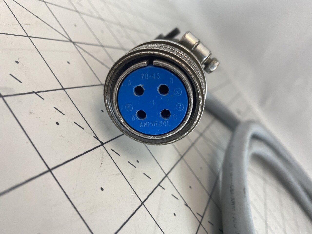 Olflex 190 Cable Assembly w/ Amphenol Size 20 & Hubbell HBL2811 Plugs PN: 601203