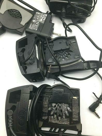 Plantronics Lot of 9, Dect 6.0 Base Station, C054, Lifter HL10, Lot of 9 Working