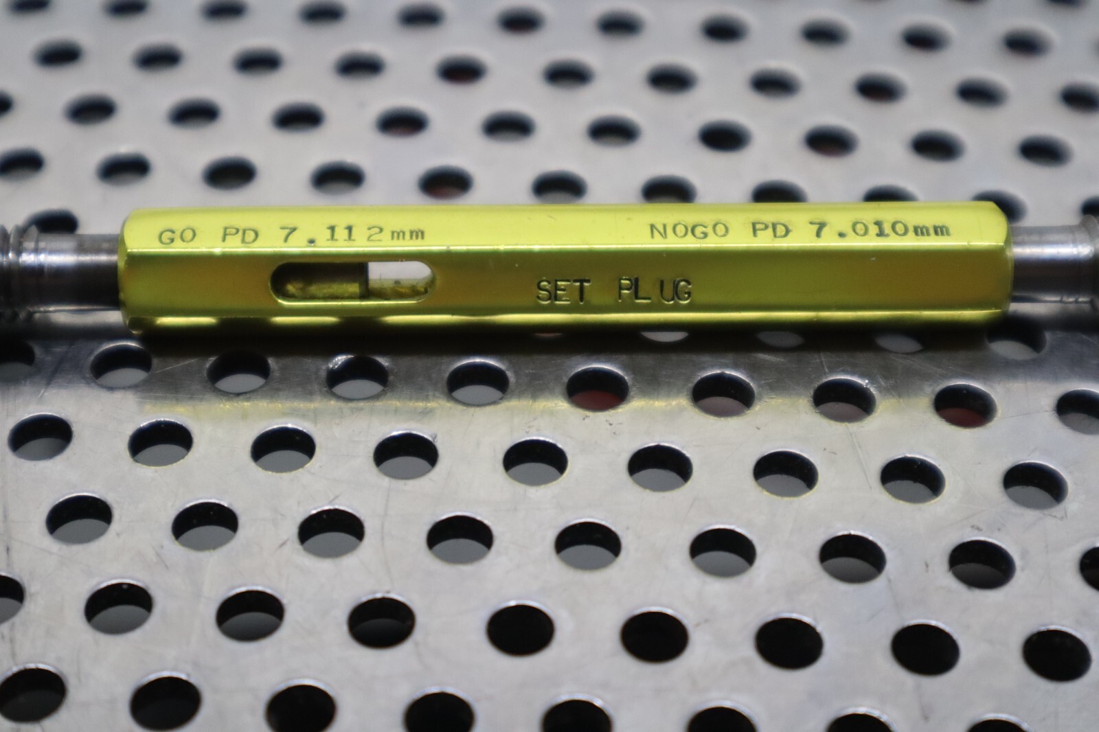 Regal Premium M8X1.25-SPL GO-7.112mm NOGO-7.010mm Thread Plug Gage Used