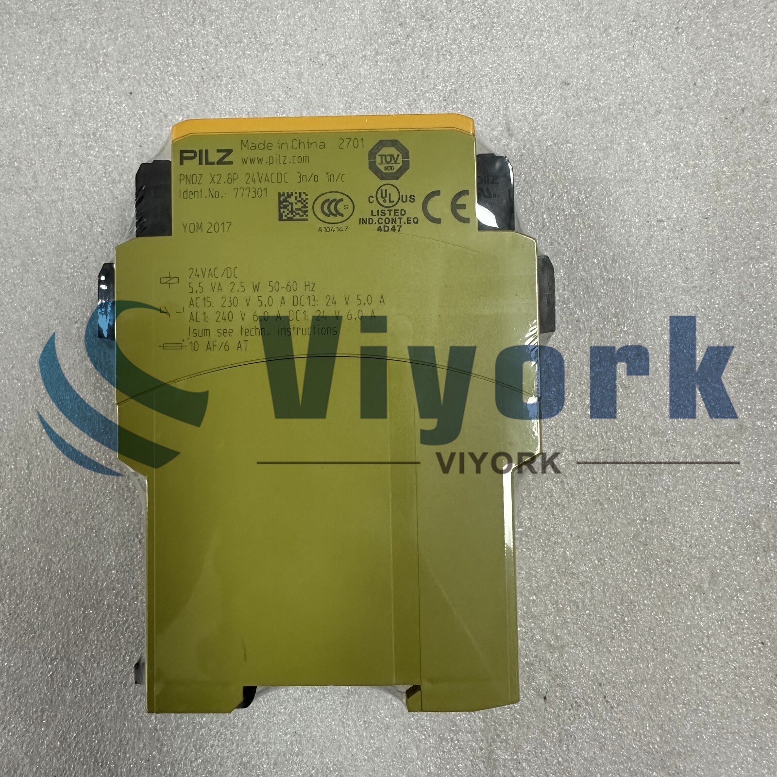 PILZ 777301 PN0Z X2.8P 24VACDC 3n/0 1n/C NEW