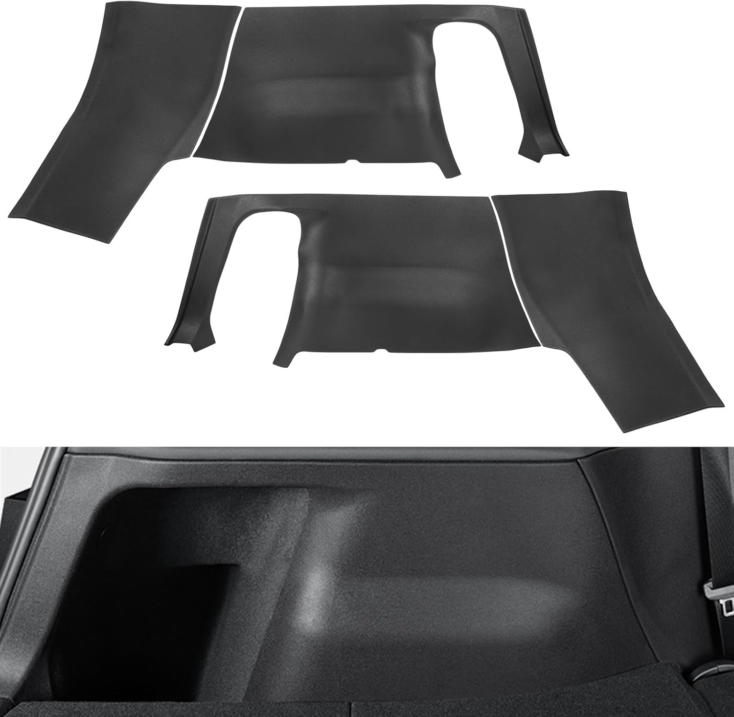 Rear Trunk Side Protective Cover Compatible with Tesla Model Y Juniper 2025 2…